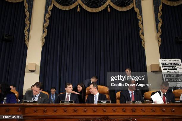 Rep. Jim Himes , Daniel Goldman, attorney and director of investigations with the House Intelligence Committee, House Intelligence Committee Chairman...