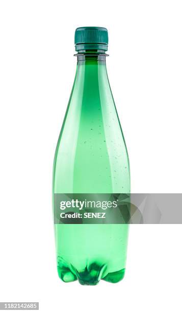 bottle of mineral water - lots of bottles stockfoto's en -beelden