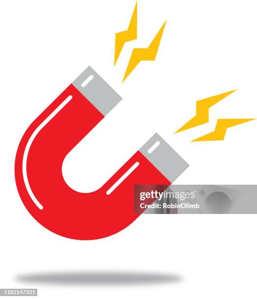 magnet icon - refrigerator magnet stock illustrations