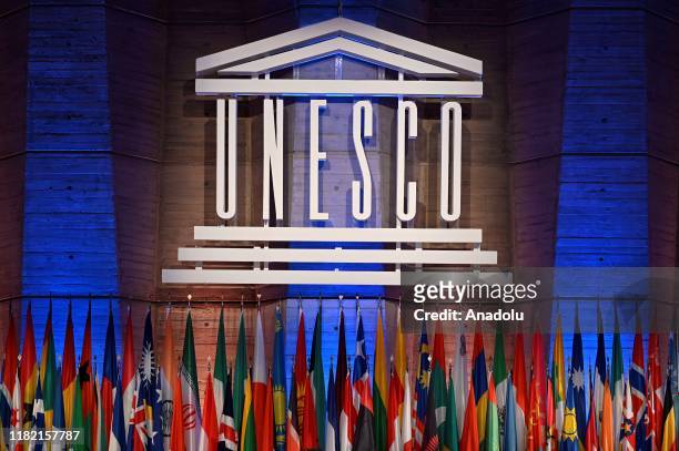General view of the UNESCO meeting during the 40th session of the United Nations Educational, Scientific and Cultural Organization at the UNESCO...
