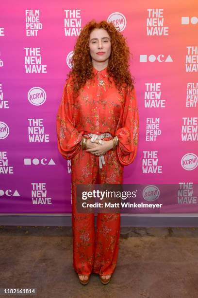 Alma Har'el attends Centerpiece Keynote: Alma Har'el during Film Independent's The New Wave at Ahmanson Screening Room on October 19, 2019 in Los...