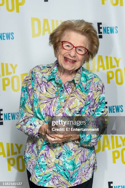 Episode 191030 -- Pictured: Dr. Ruth Westheimer poses for a photo on set --