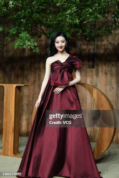 Actress Jing Tian attends Dior Fashion Show on October 19, 2019 in Shanghai, China.