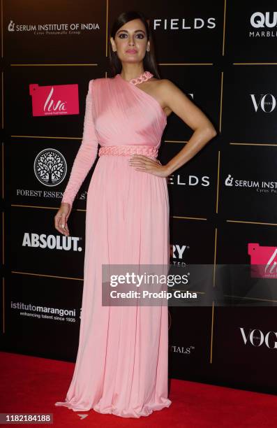 Actress Diya Mirza attend the Vogue Women of the Year on October 19, 2019 in Mumbai, India.