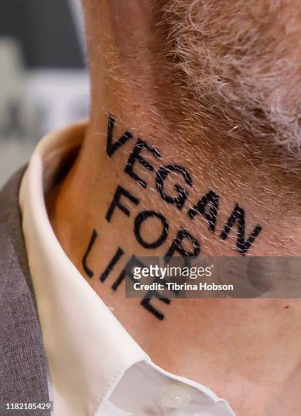 Moby, tattoo detail, attends the Last Chance for Animals' 35th... News  Photo - Getty Images