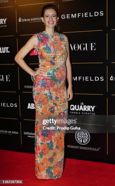 Actress Kalki Koechlin attend the Vogue Women of the Year on October 19, 2019 in Mumbai, India.