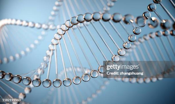 dna molecule, illustration - dna spiral stock pictures, royalty-free photos & images