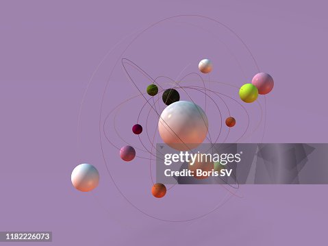 Atoms orbiting Atoms orbiting