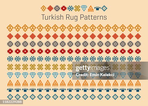 Turkey Rug Designs Turkish Rug Pattern High-Res Vector Graphic - Getty Images