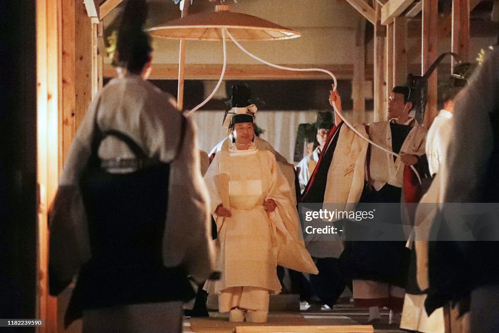 JAPAN-ROYALS-CEREMONY-EMPEROR