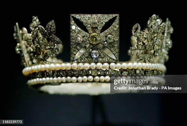 The Diamond Diadem, commissioned by George IV for his coronation and which continues to be worn today by Queen Elizabeth II during the State Opening...