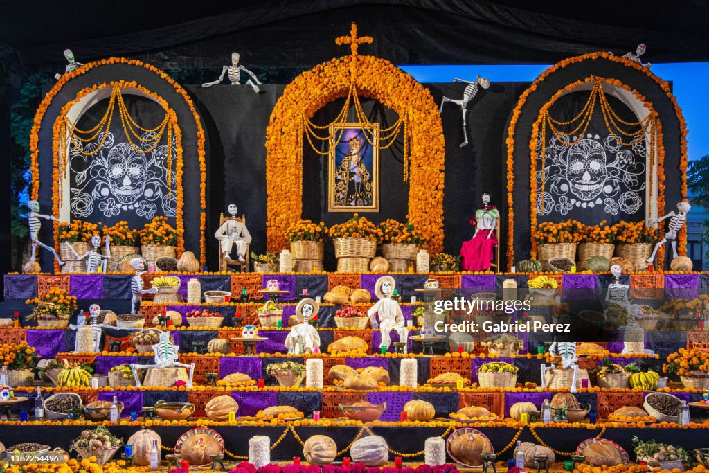 A Day of the Dead Altar in Mexico