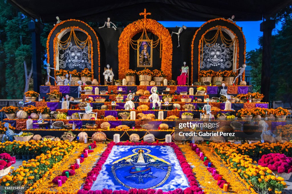 A Day of the Dead Altar in Mexico
