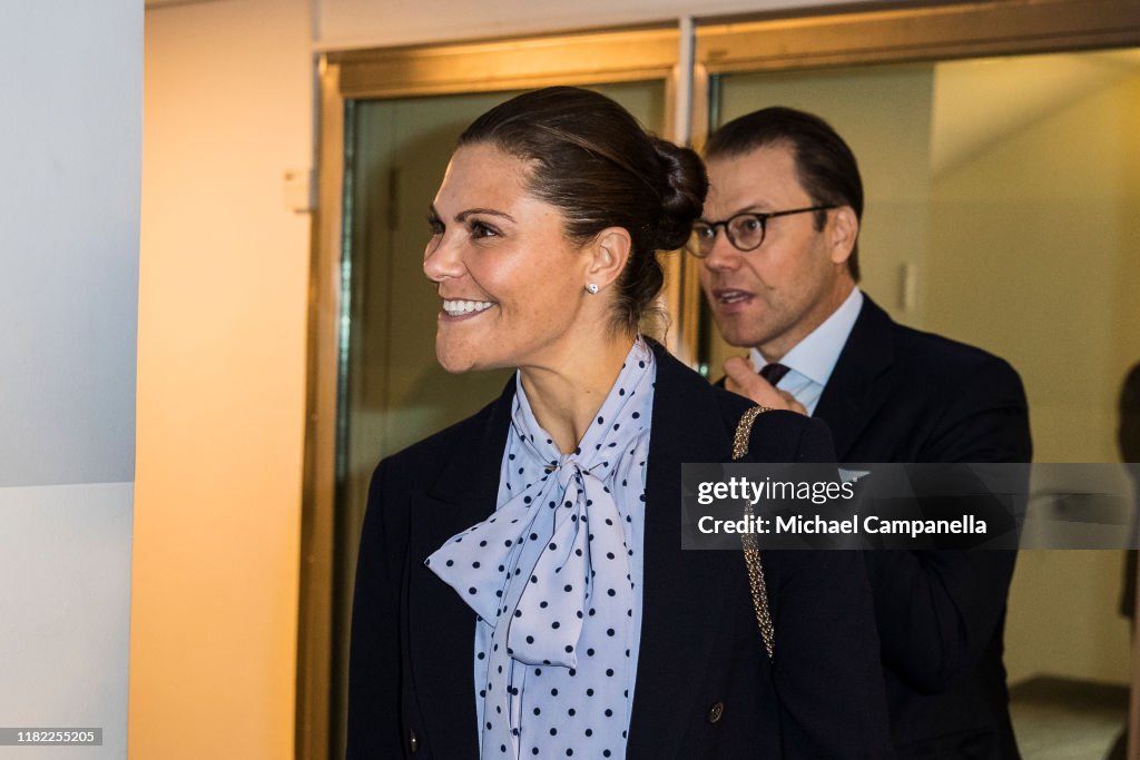 Swedish Royals Visit The Crime Prevention Council