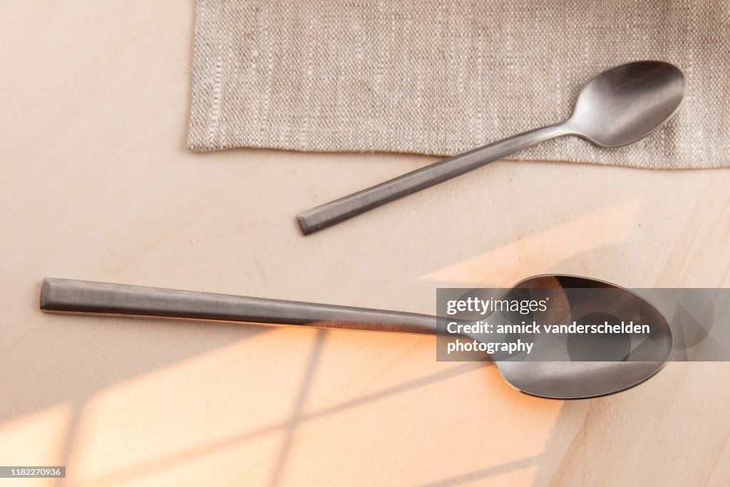 Tablespoon and teaspoon