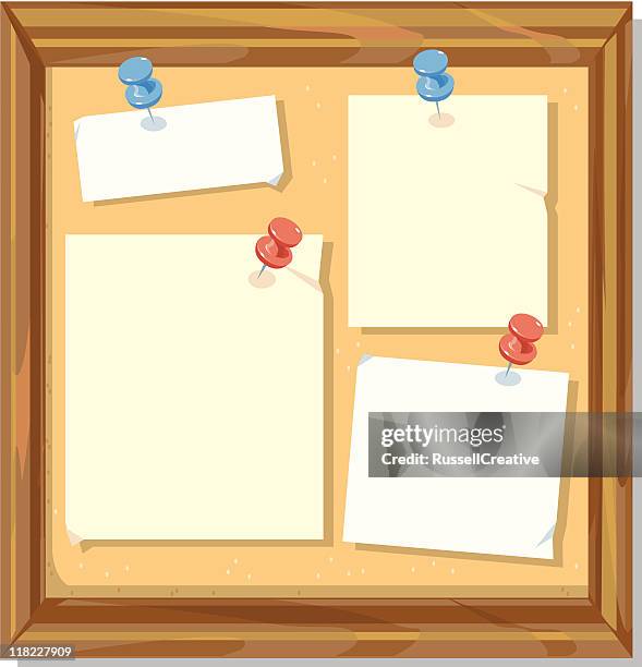 message board - pegboard stock illustrations