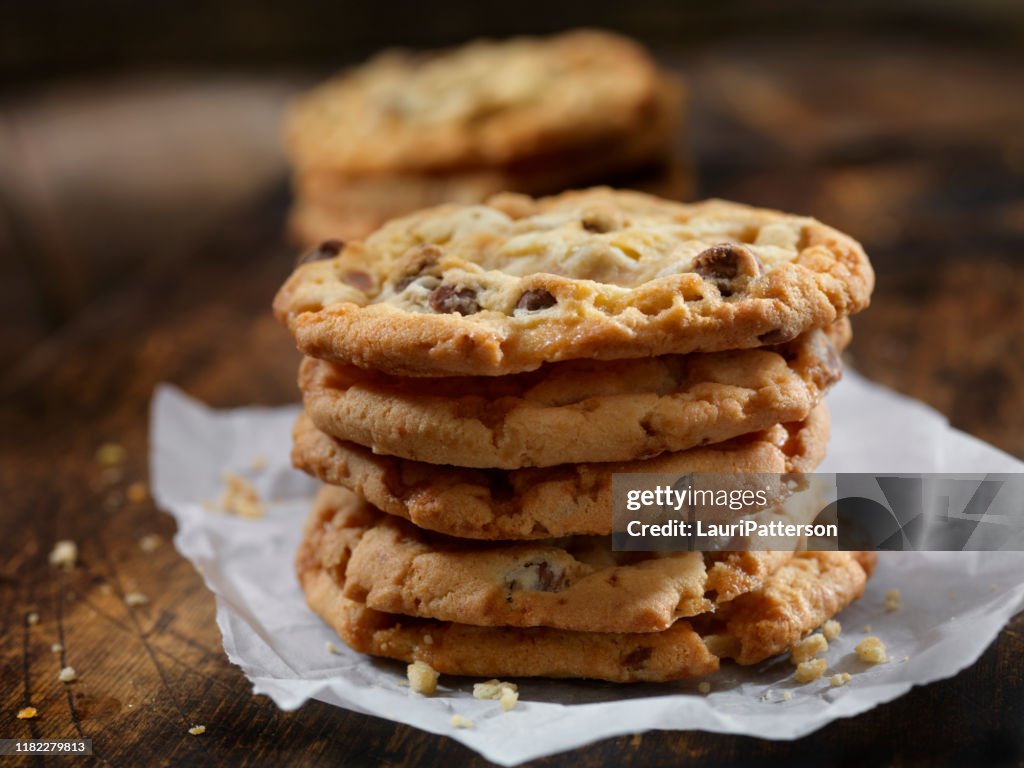 Butter Toffee Crunch Chocolate Chip Cookies