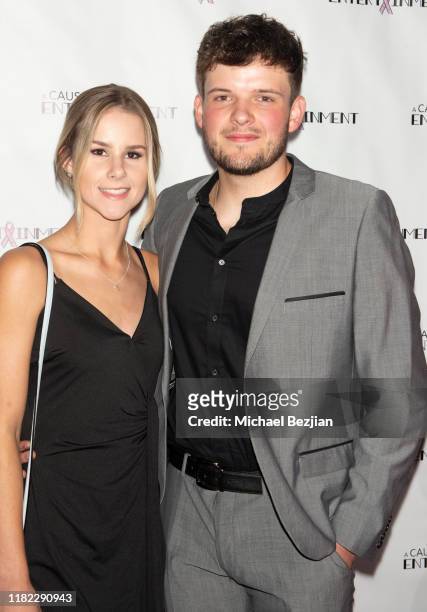Hannah Hall and Riley Griffiths attend the 5th Annual A Cause for Entertainment Benefit on October 19, 2019 in Los Angeles, California.