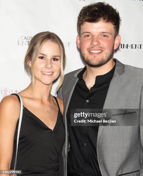 Hannah Hall and Riley Griffiths attend the 5th Annual A Cause for Entertainment Benefit on October 19, 2019 in Los Angeles, California.