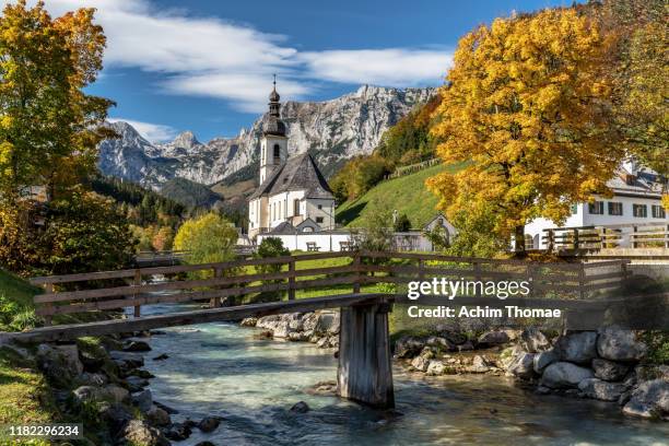 berchtesgadener land, bavaria, germany, europe - berchtesgadener land - fotografias e filmes do acervo