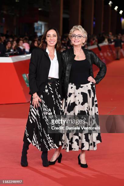 Verdiana Pettinari and Enrica Bonaccorti attend the "Il Ladro Di Giorni" red carpet during the 14th Rome Film Festival on October 20, 2019 in Rome,...