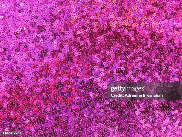 pink sequins background - スパンコール ストックフォトと画像