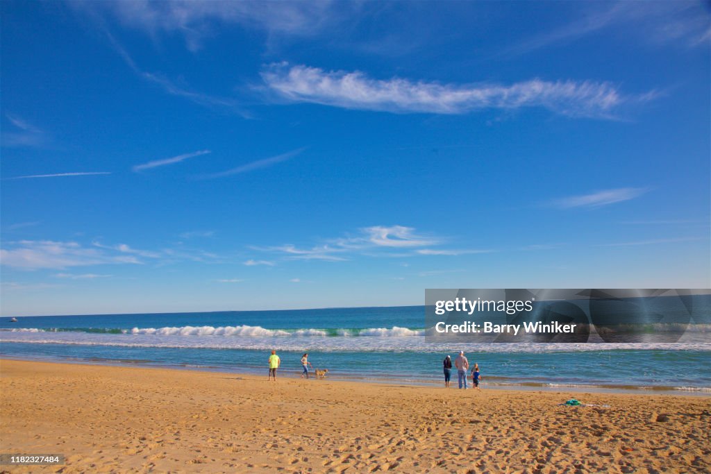 People at Misquamicut State Beach, Westerly