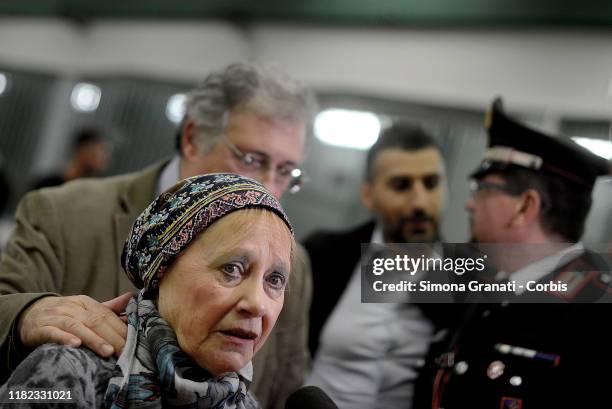 Rita Calore and Giovanno Cucchi, Stefano's parents,after the sentence of the trial Cucchi Bis against the Carabinieri accused of the murder of...