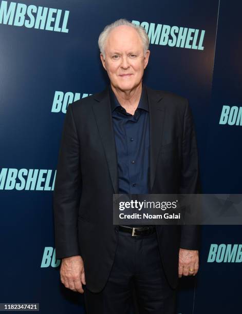 John Lithgow attends the "Bombshell" New York Screening on October 20, 2019 in New York City.