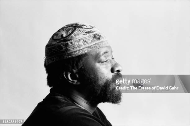 Jazz and blues guitarist James Blood Ulmer poses for a portrait on September 21, 1981 in New York City, New York.