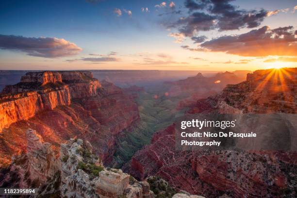 grand canyon - north rim - arizona mountains stockfoto's en -beelden