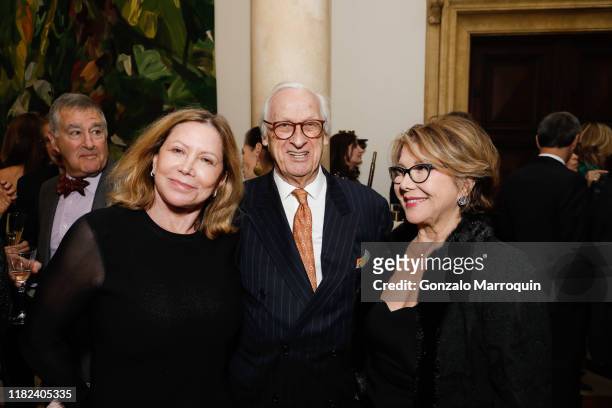 Veronique Chervriet, Odile de Schietere-Longchampt and Michel Longchampt attend The American Friends Of The Paris Opera And Ballet 35th Anniversary...