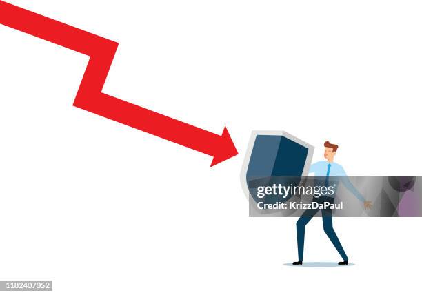 shield - man holding stock illustrations