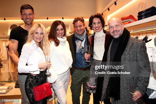 Cedric Schwarz, Fashion designer Sonja Kiefer, Karen Webb, Andreas Meister, Dirndl fashion designer Lola Paltinger, Oliver Rauh, during the Brunello...