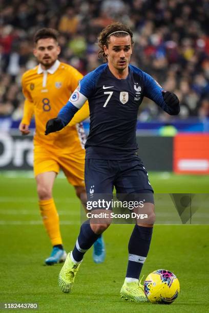 Antoine GRIEZMANN of France during the Euro Cup Qualification - Group H match between France and Moldavie on November 14, 2019 in Saint-Denis, France.