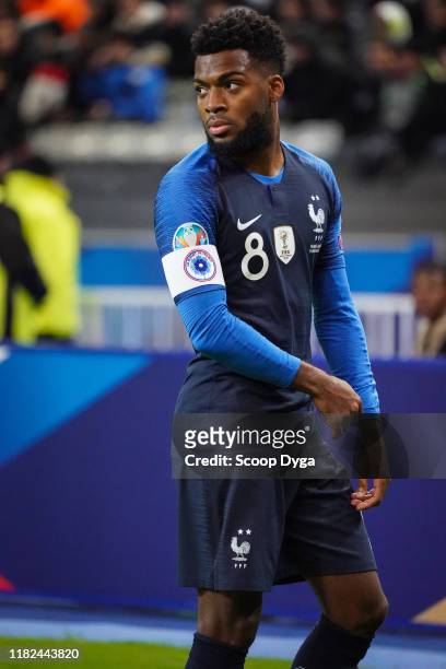 Thomas LEMAR of France during the Euro Cup Qualification - Group H match between France and Moldavie on November 14, 2019 in Saint-Denis, France.