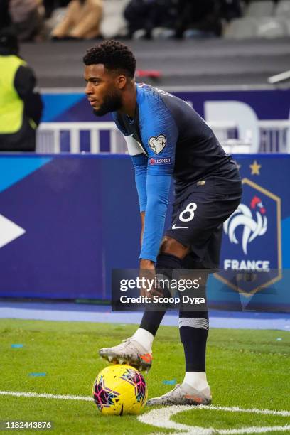 Thomas LEMAR of France during the Euro Cup Qualification - Group H match between France and Moldavie on November 14, 2019 in Saint-Denis, France.