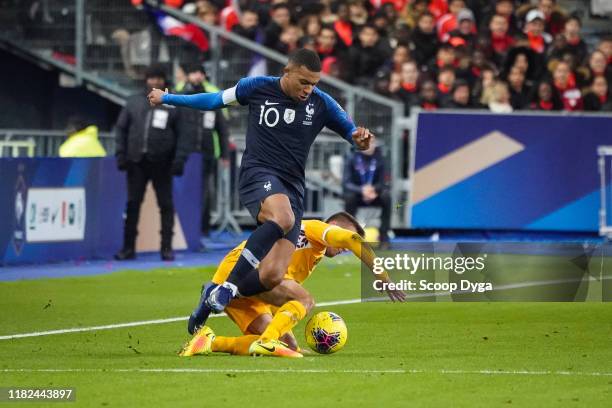 Kylian MBAPPE of France during the Euro Cup Qualification - Group H match between France and Moldavie on November 14, 2019 in Saint-Denis, France.