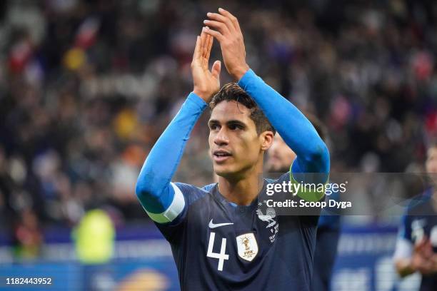 Raphael VARANE of France during the Euro Cup Qualification - Group H match between France and Moldavie on November 14, 2019 in Saint-Denis, France.