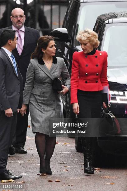 Princess Haya Bint al-Hussein arrives at the High Court with her lawyer Fiona Shackleton on November 15, 2019 in London, England. Princess Haya has...