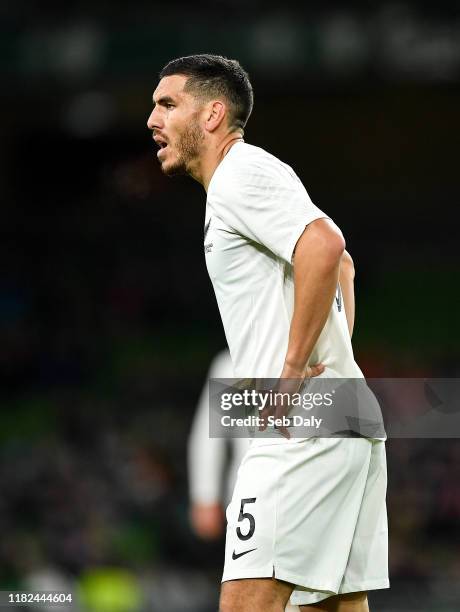 Dublin , Ireland - 14 November 2019; Michael Boxall of New Zealand during the International Friendly match between Republic of Ireland and New...