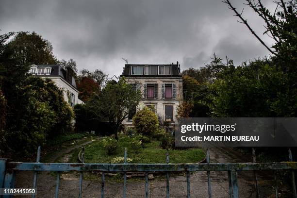 Picture taken in Meudon, southwest of Paris, on November 15 shows the house of late French writer Louis-Ferdinand Celine where his widow lived untill...
