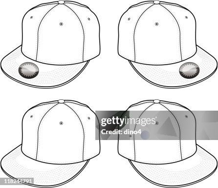 Flat Visor Cap (BW) Flat Visor Cap (BW)