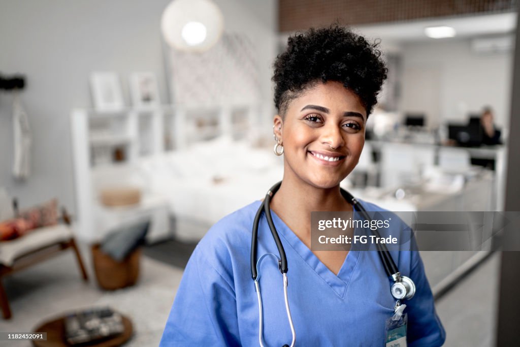 Portrait of a young nurse/doctor