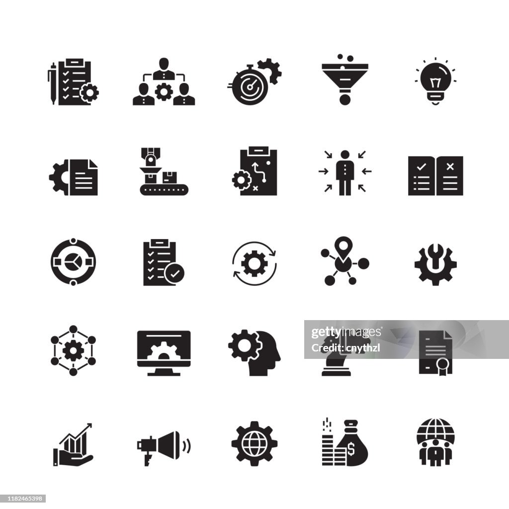 Product Management Related Vector Icons