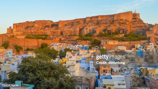 jodhpur , india .  the blue city of india - jodhpur imagens e fotografias de stock