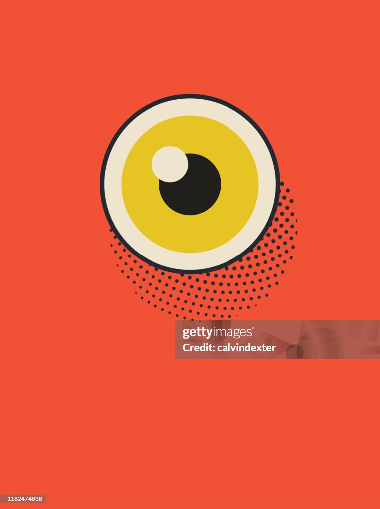 Eye poster illustration