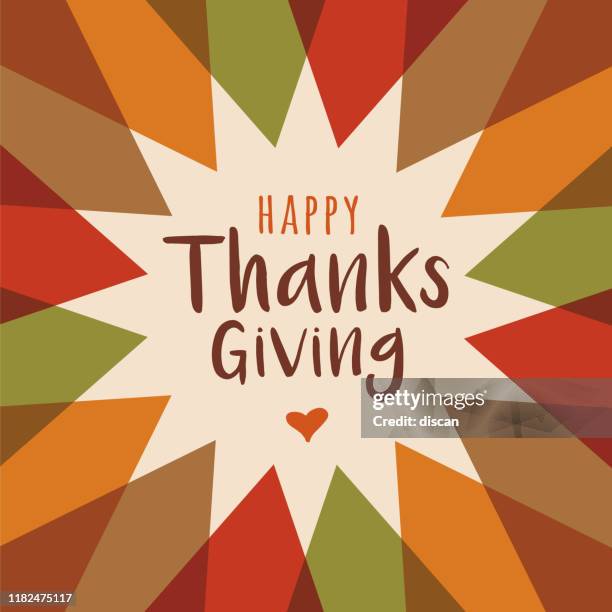 ilustraciones, imágenes clip art, dibujos animados e iconos de stock de feliz tarjeta de acción de gracias con sol. ilustración de stock - happy thanksgiving card