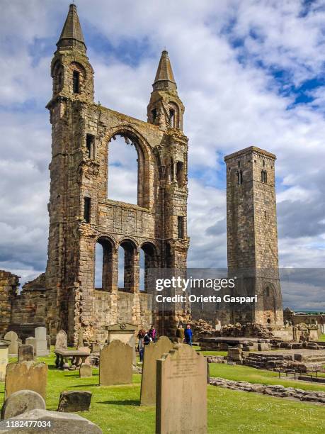 セントアンドリュース大聖堂, スコットランド - st andrews scotland ストックフォトと画像