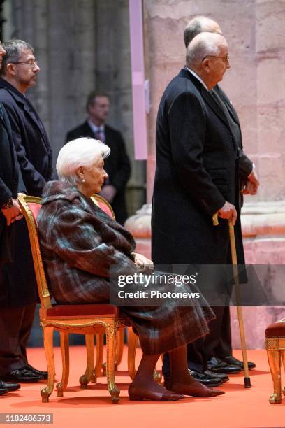 - Te Deum à l'occasion de la Fête du Roi, en présence du roi Albert, de la reine Paola et du prince Lorenz - Te Deum n.a.v. Koningsdag met koning...